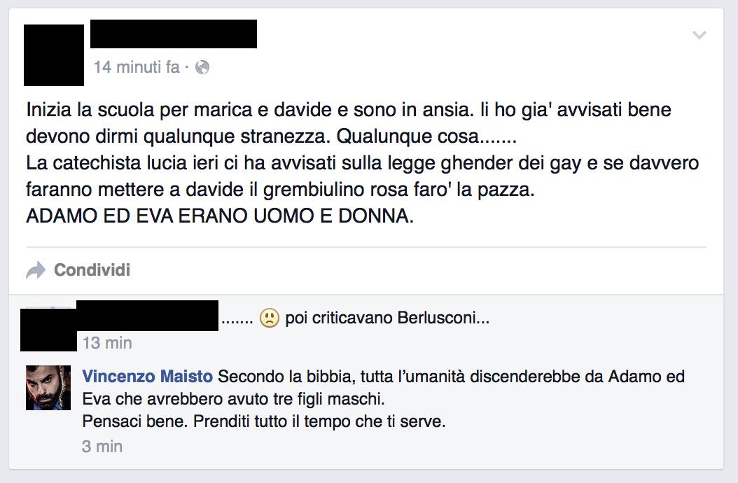 LE FAVOLE GENDER