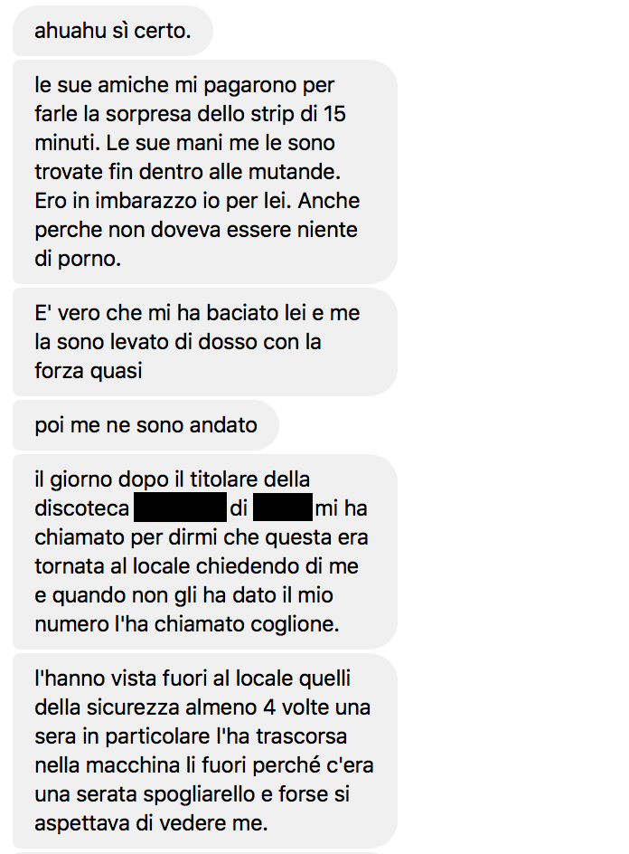IL CASO DELLO SPOGLIARELLISTA INNAMORATO