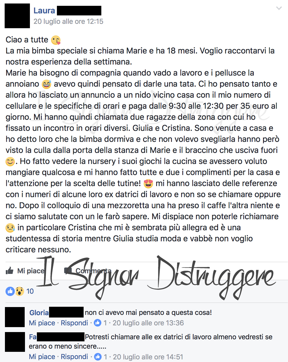 IL MIO BIMBO SPECIALE ep1 "LA TATA"