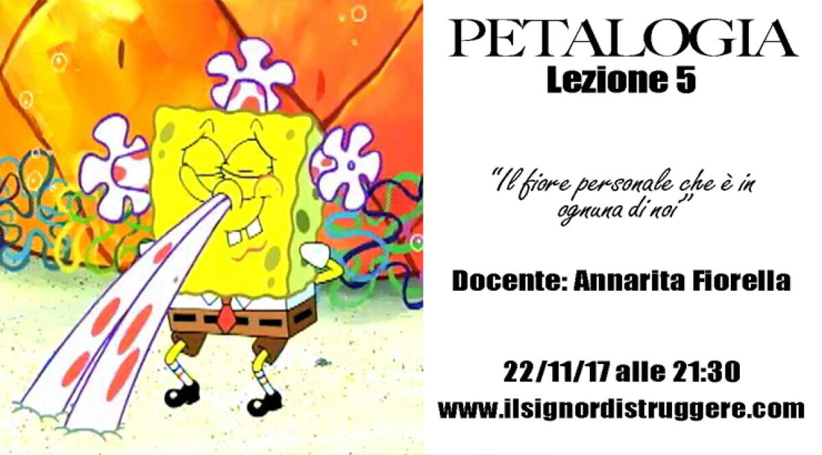 LA PETALOGIA - Lezione 5 - 