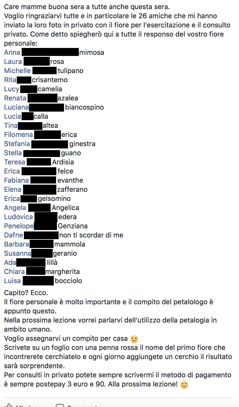 LA PETALOGIA - Lezione 5