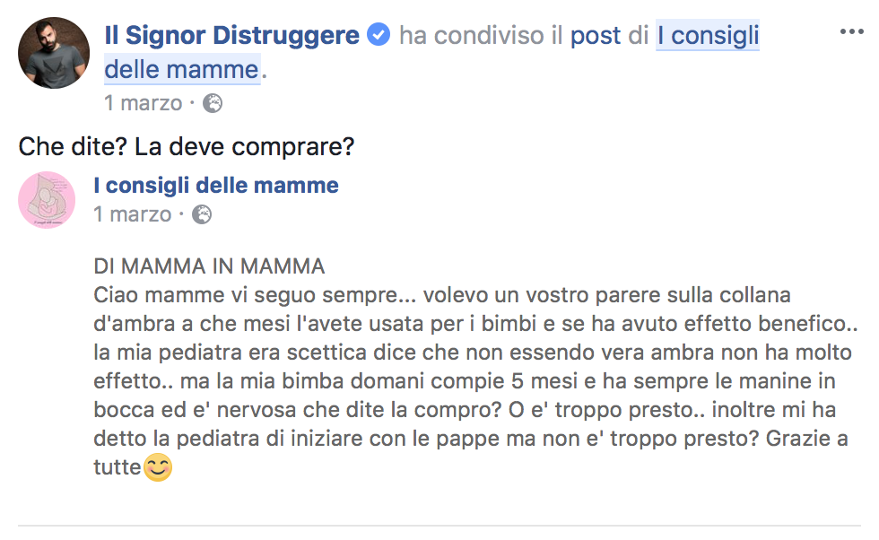 LA VERITA' SULLE MAMME PANCINE