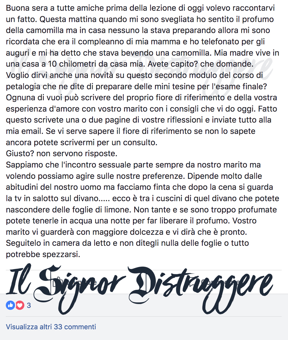 LA PETALOGIA - LEZIONE 2 MODULO 2
