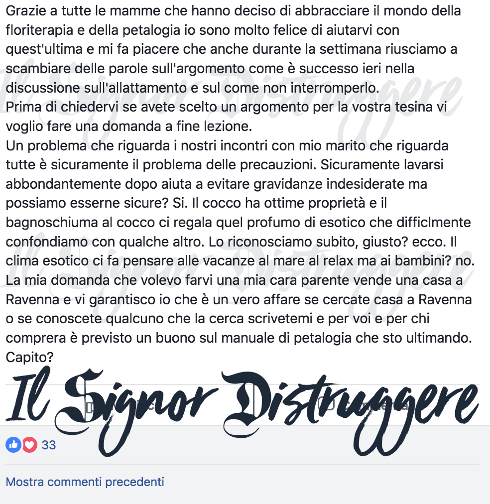LA PETALOGIA - LEZIONE 3 MODULO 2