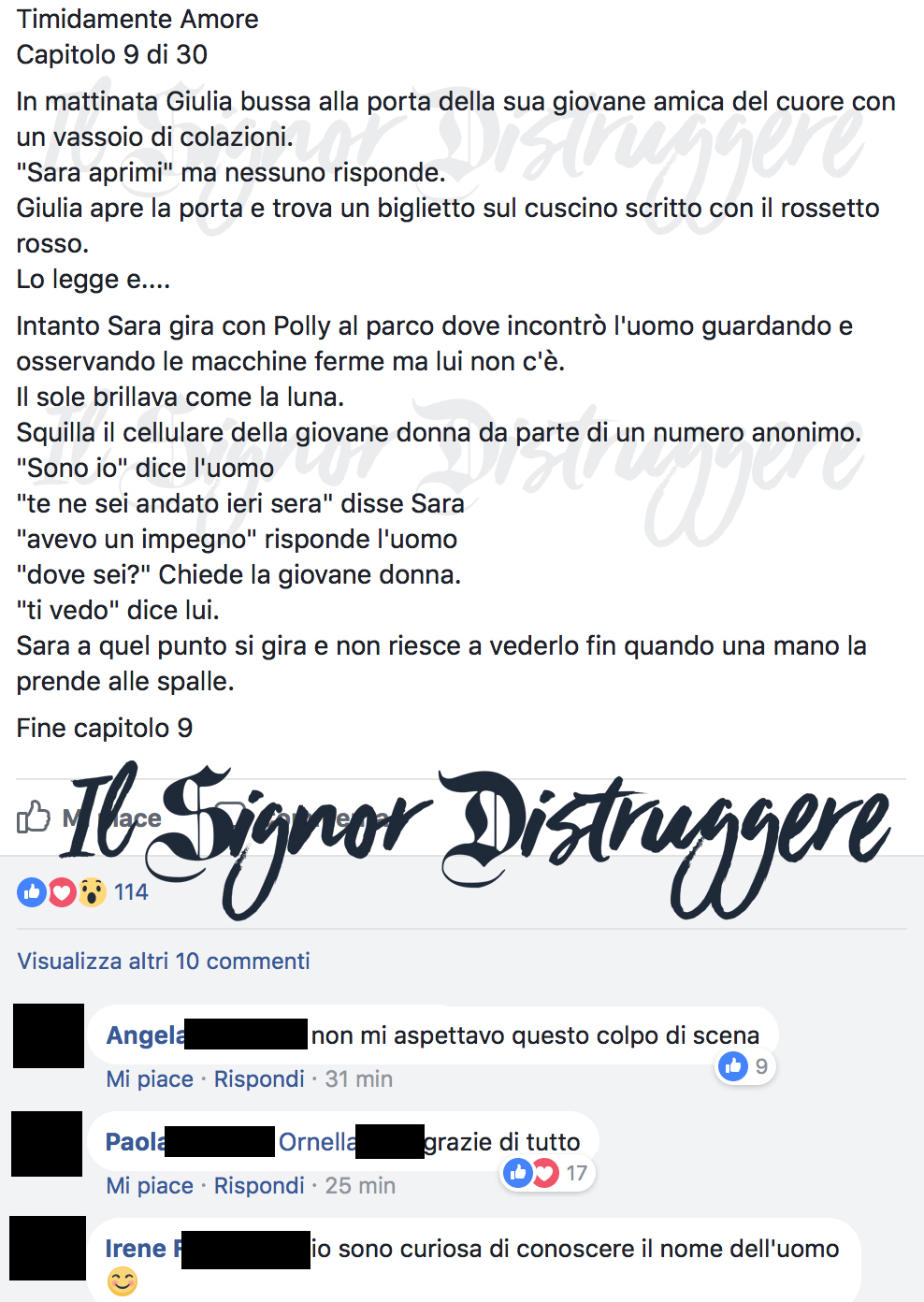 TIMIDAMENTE AMORE CAP 9 - Al  Parco