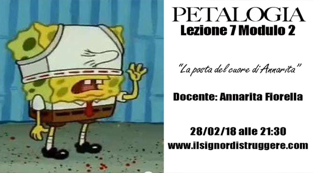 LA PETALOGIA - LEZIONE 7 MODULO 2 - 