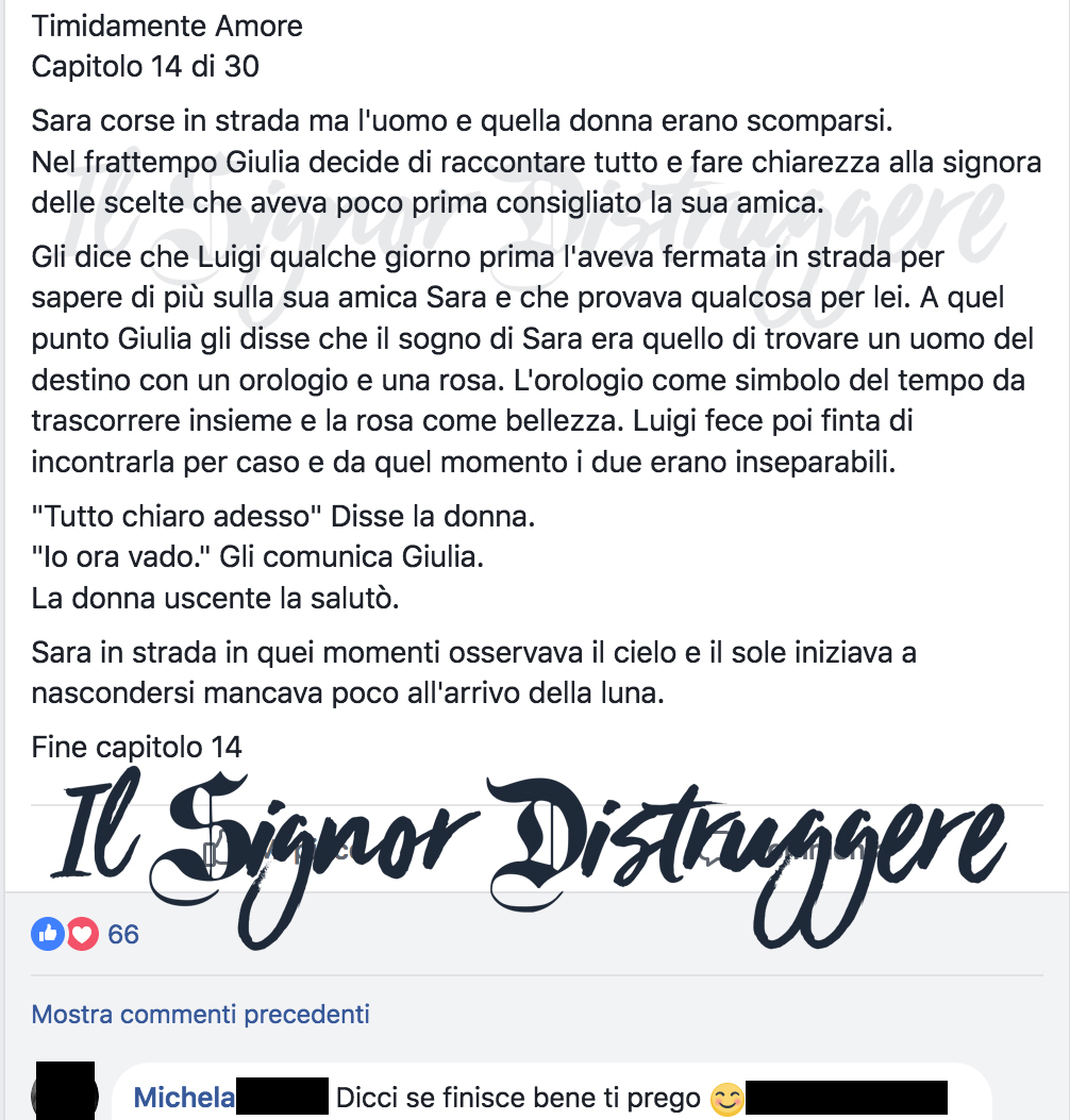 TIMIDAMENTE AMORE CAP 14 - La rivelazione di Giulia