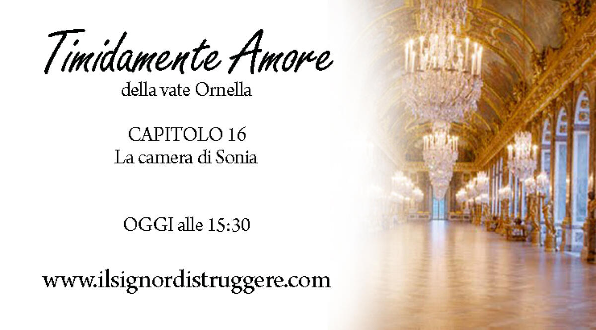 TIMIDAMENTE AMORE CAP 16 - La stanza di Sonia - 