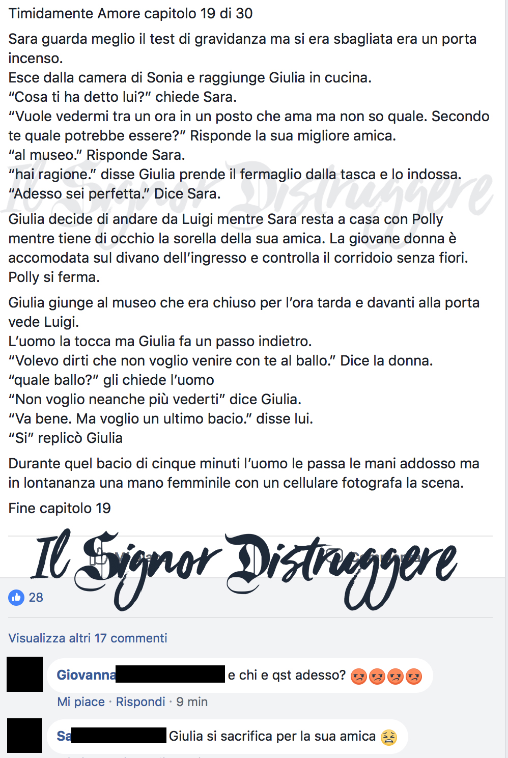 TIMIDAMENTE AMORE CAP 19 - Il luogo segreto