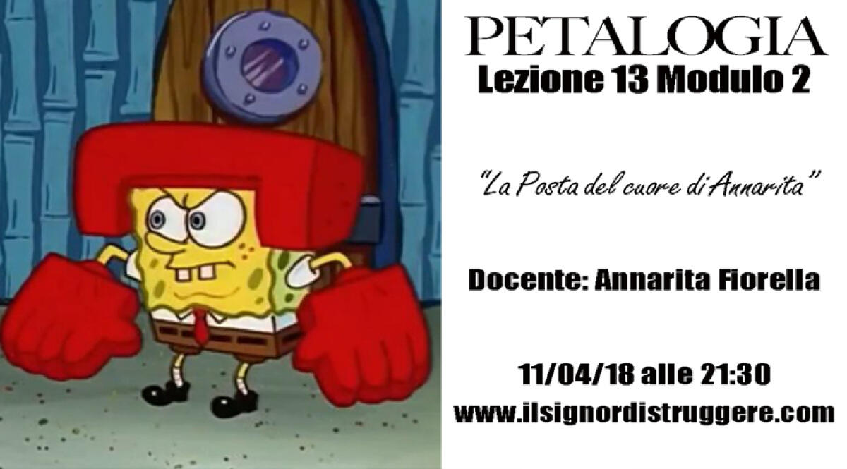 LA PETALOGIA - LEZIONE 13 MODULO 2 - 