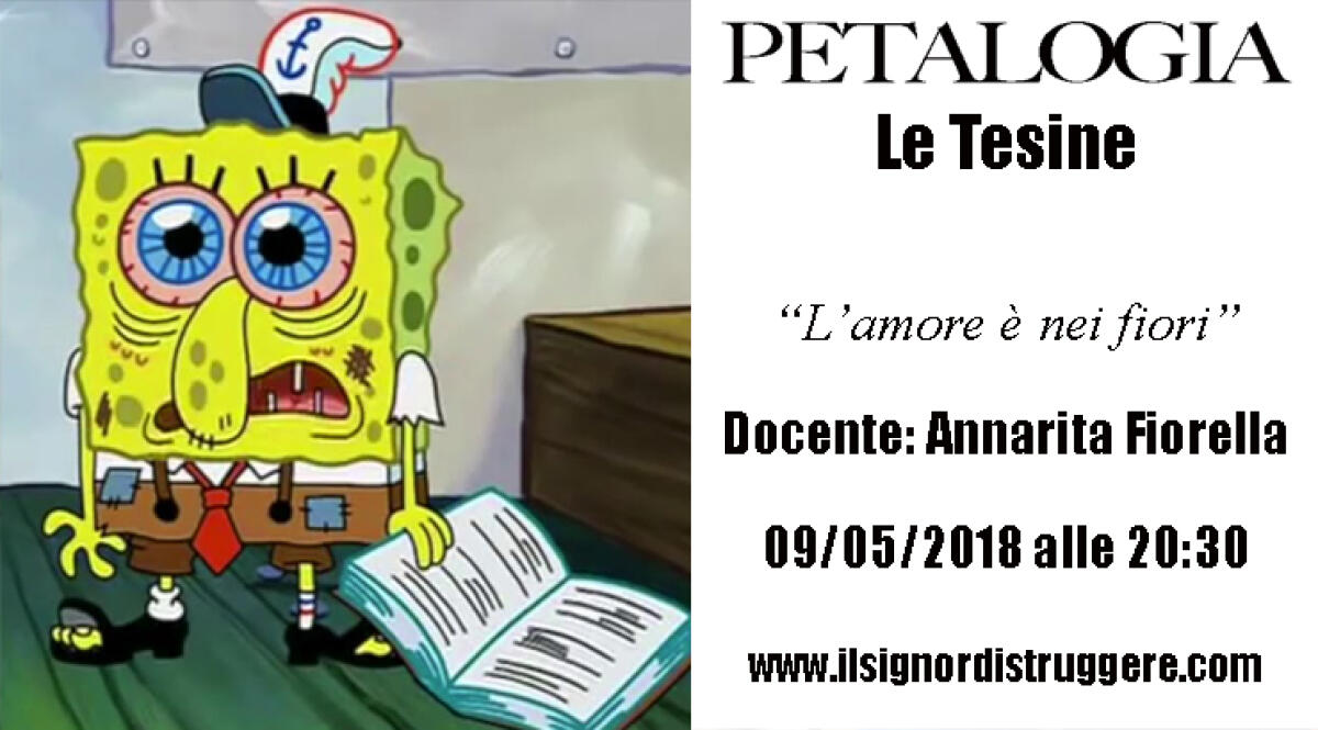LA PETALOGIA - LE TESINE - 