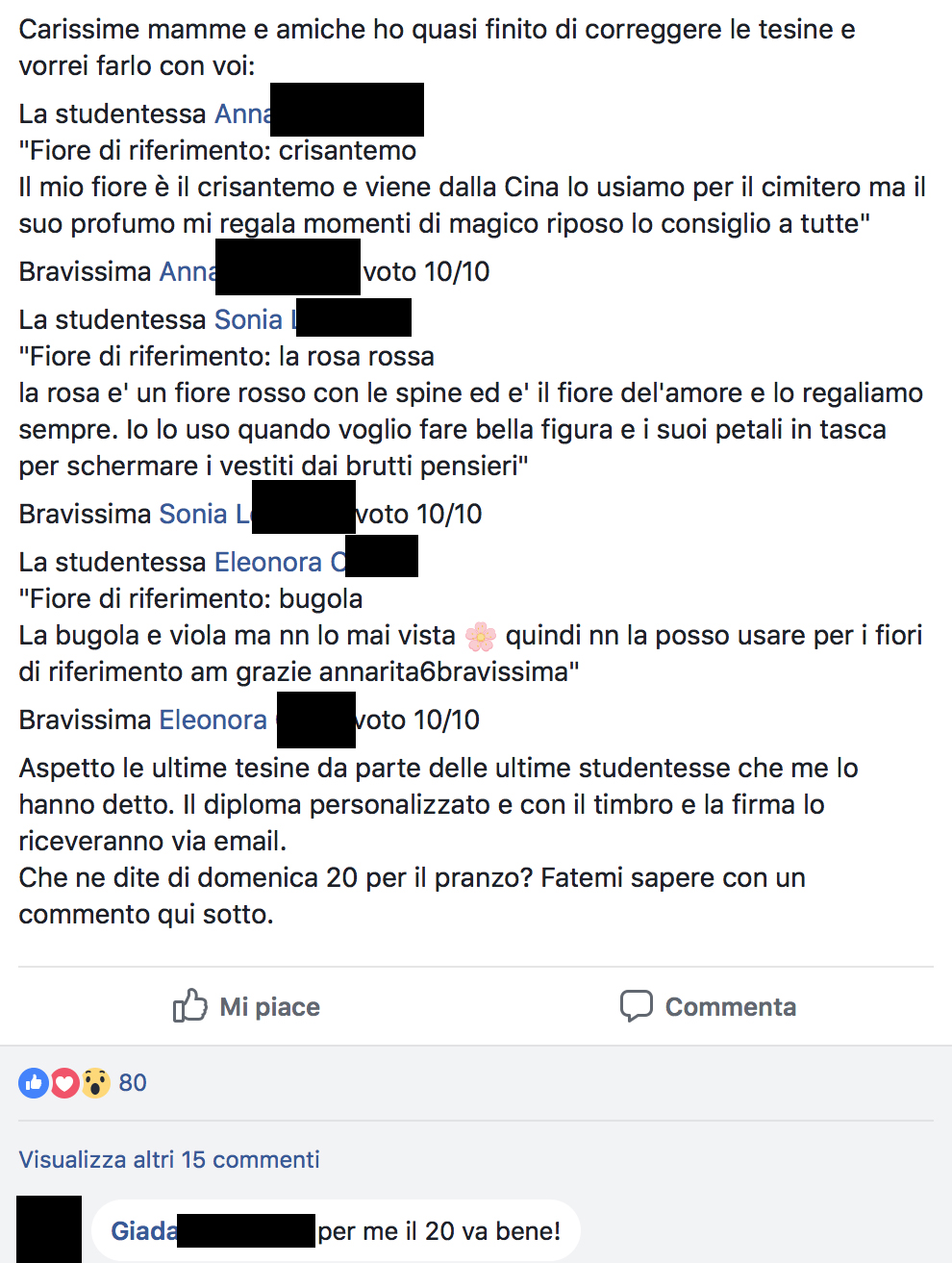 LA PETALOGIA - LE TESINE