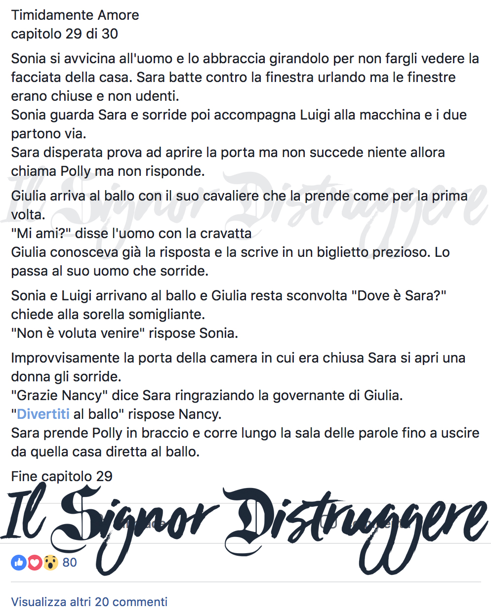 TIMIDAMENTE AMORE CAP 29 - La salvatrice