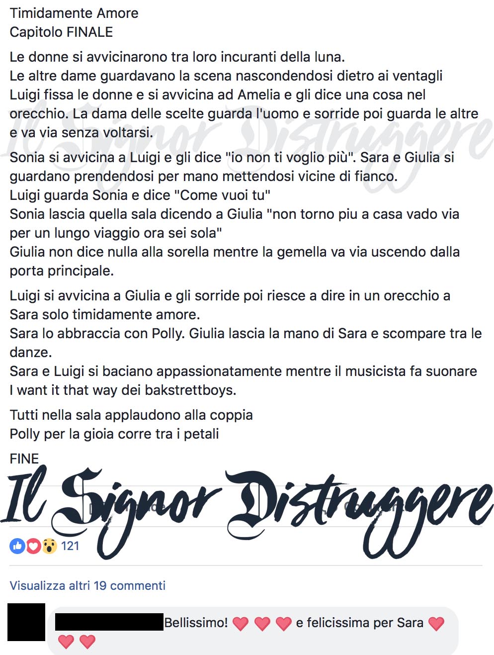 TIMIDAMENTE AMORE CAPITOLO FINALE - Scelgo te
