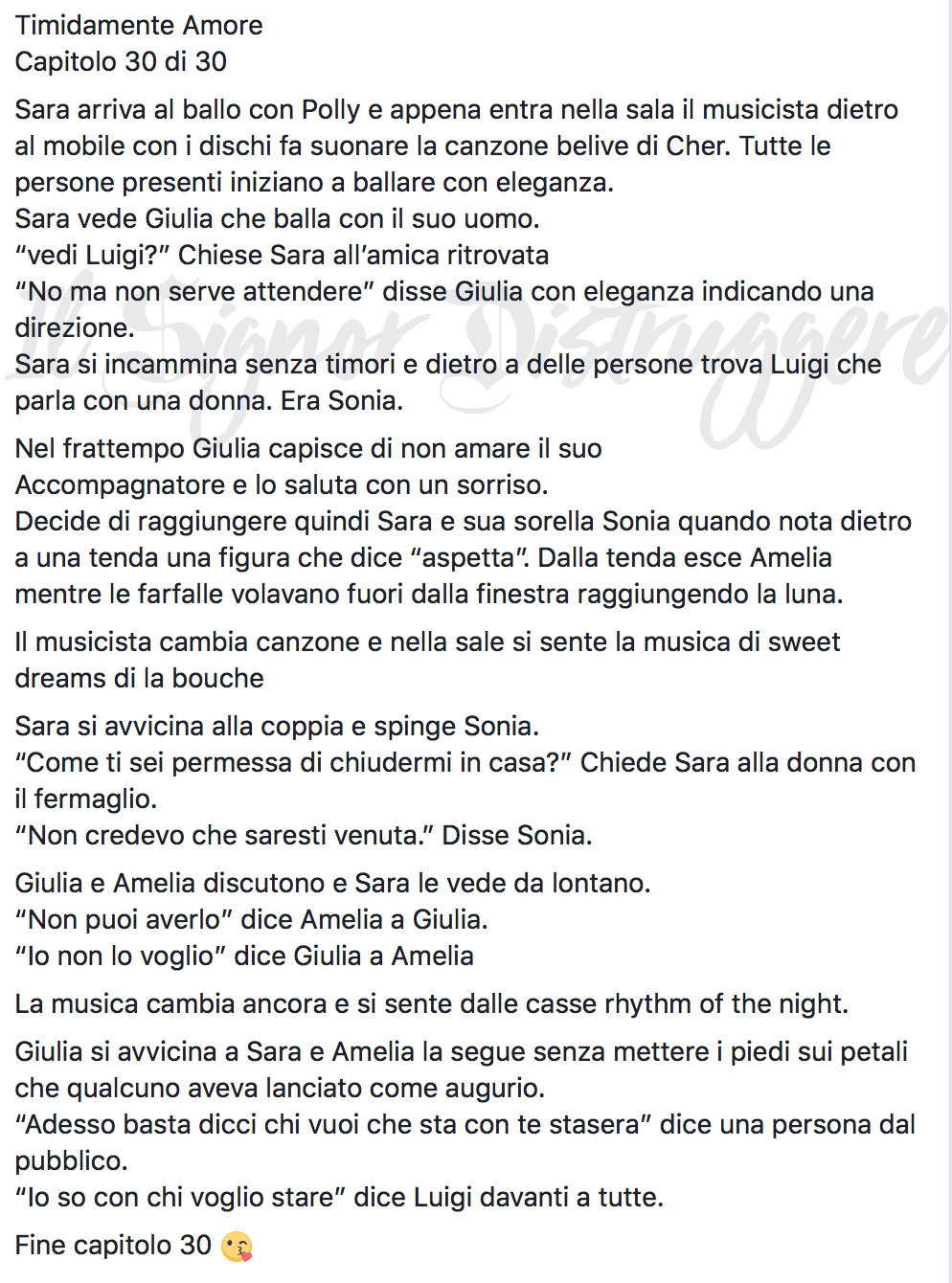 TIMIDAMENTE AMORE CAP 30 - Il ballo