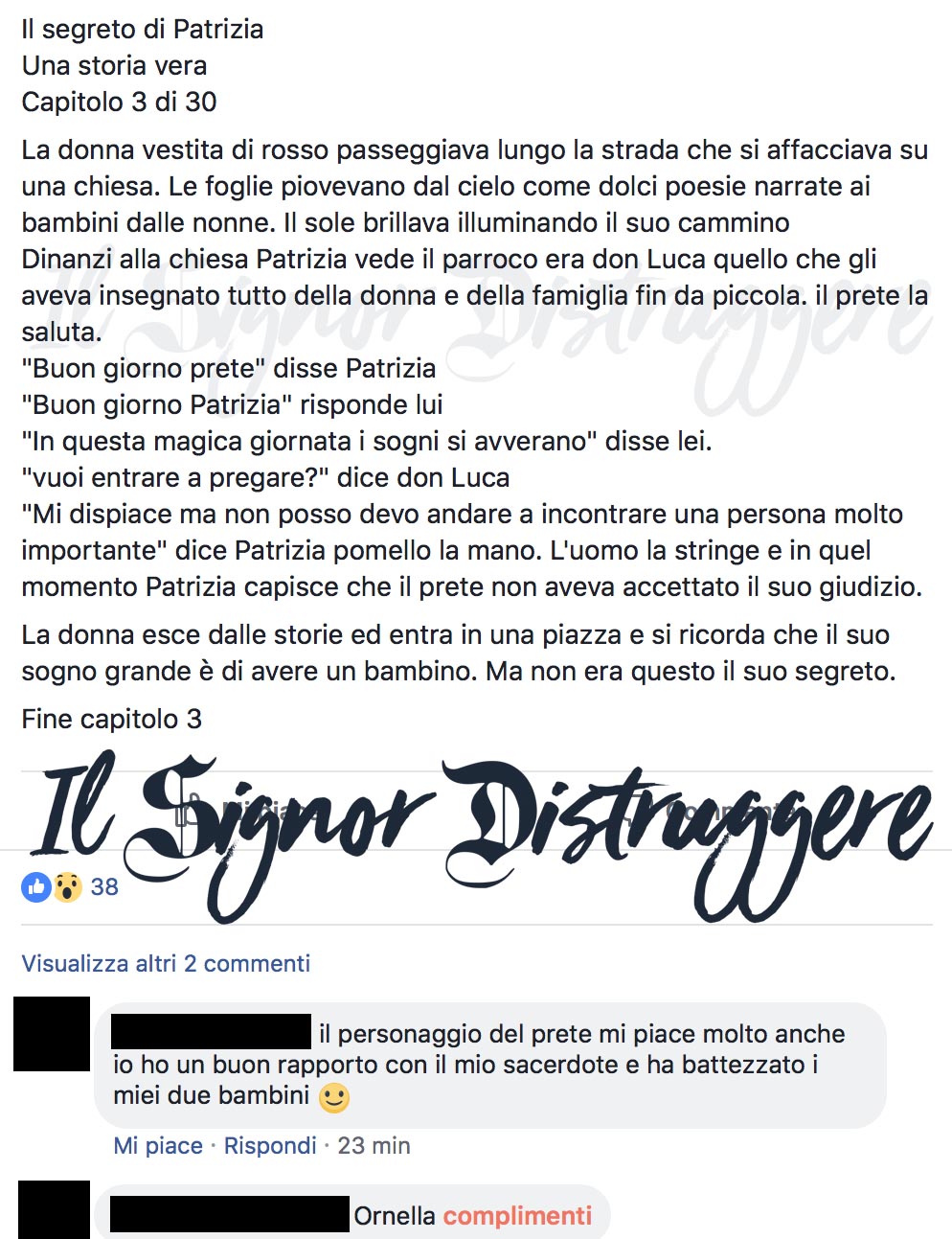 IL SEGRETO DI PATRIZIA - CAP 3 La profezia