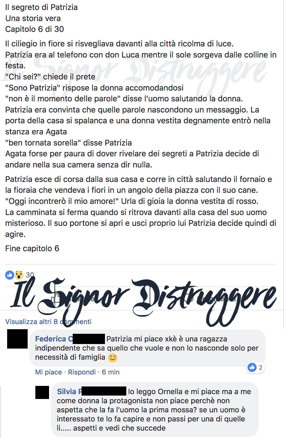 IL SEGRETO DI PATRIZIA CAP 6 - La risposta