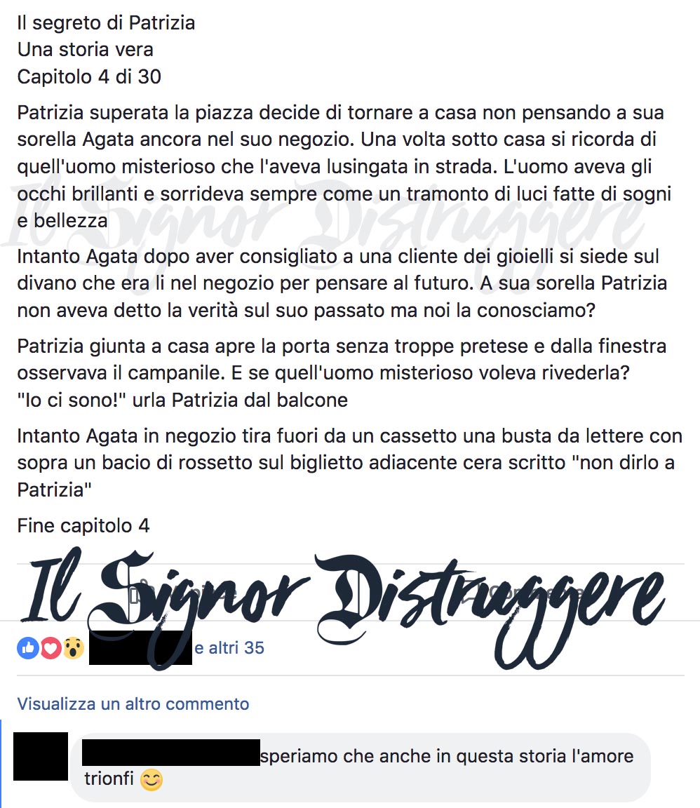 IL SEGRETO DI PATRIZIA CAP 4 - La verità di Agata