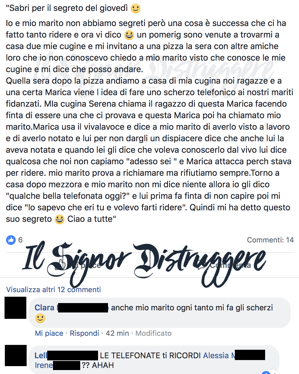 I Segreti dei nostri mariti - ep 6 "Lo scherzo telefonico"