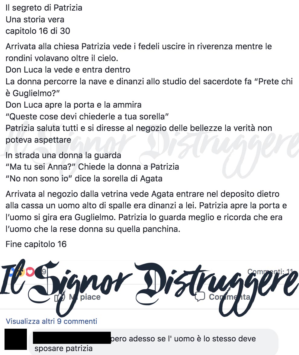 IL SEGRETO DI PATRIZIA CAP 16 - "Il colpo di scena"