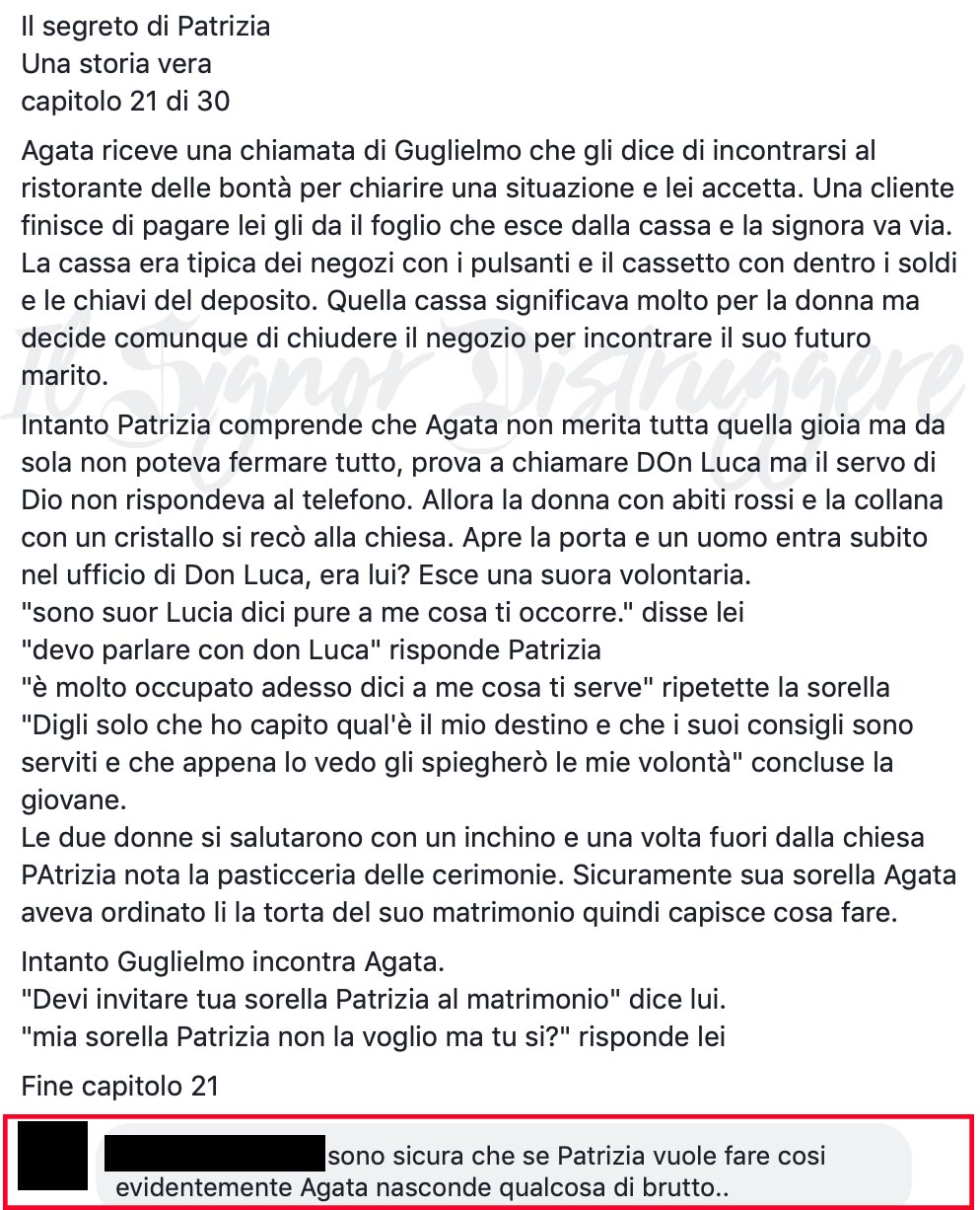 IL SEGRETO DI PATRIZIA CAP 21 - "La suora"