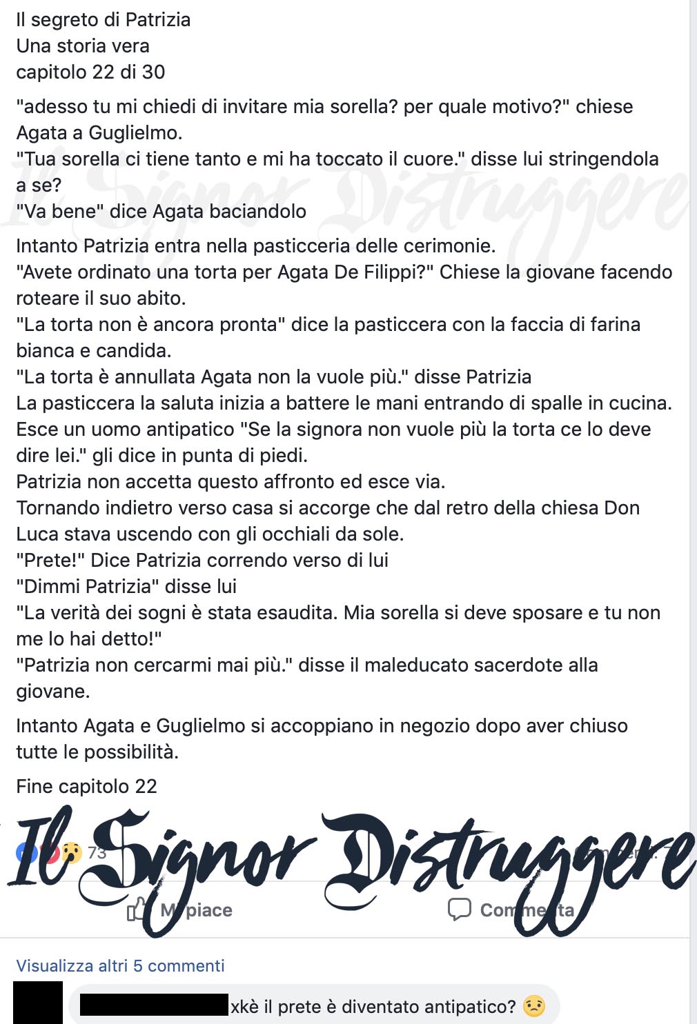 IL SEGRETO DI PATRIZIA CAP 22 - "La furia"