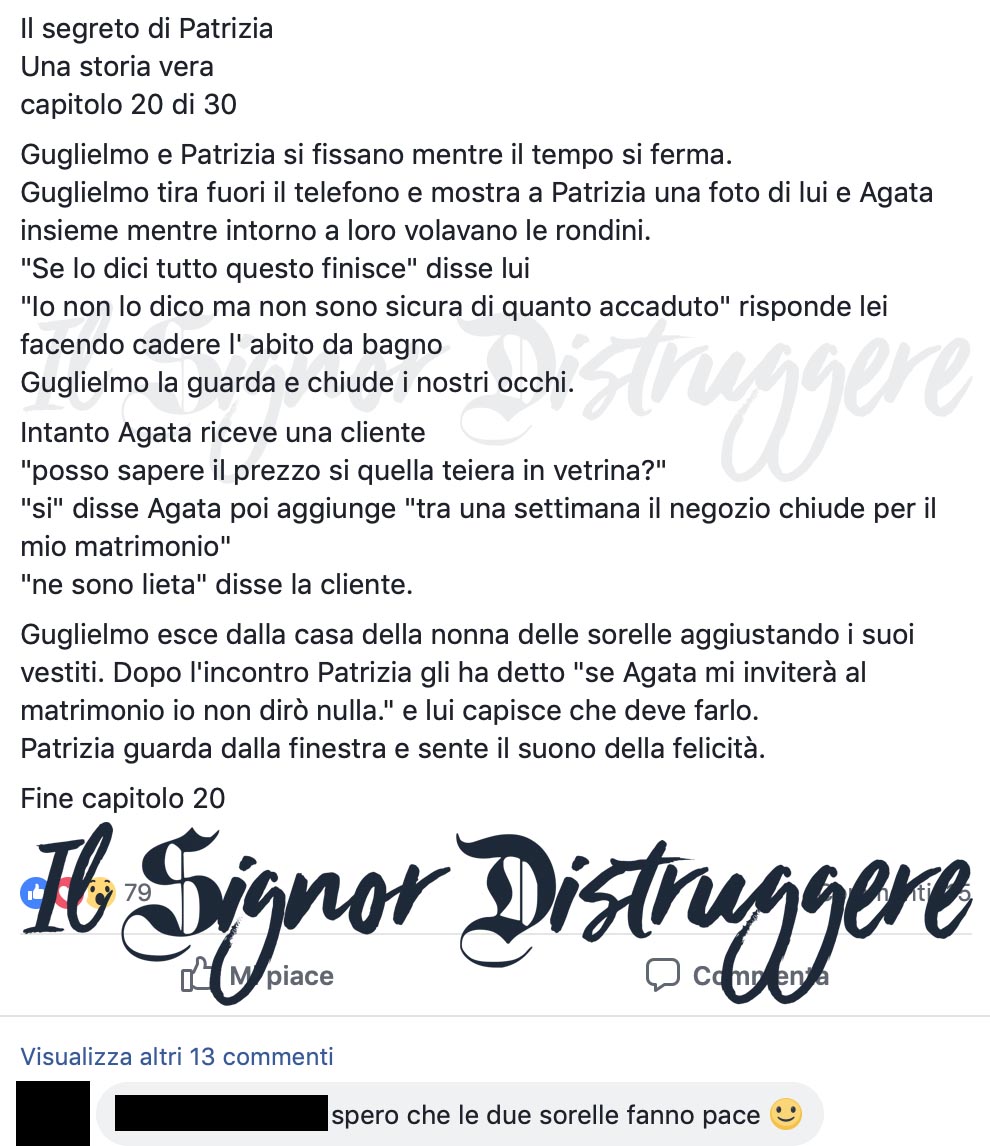 IL SEGRETO DI PATRIZIA CAP 20 - "IL CHIARIMENTO"