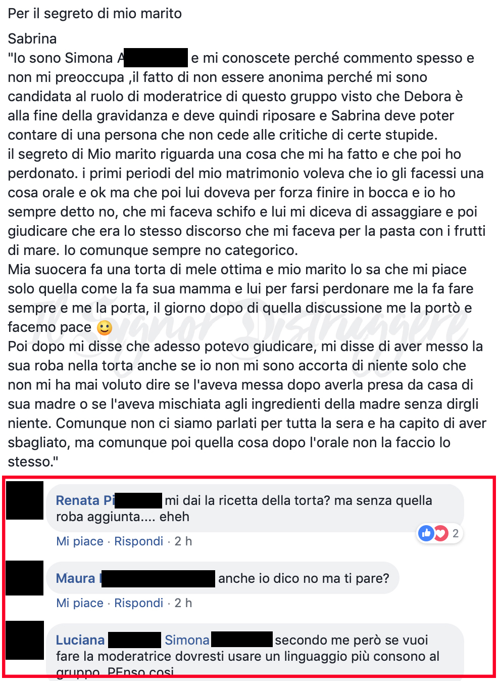 I Segreti dei nostri mariti ep 19 - "Il ripieno"