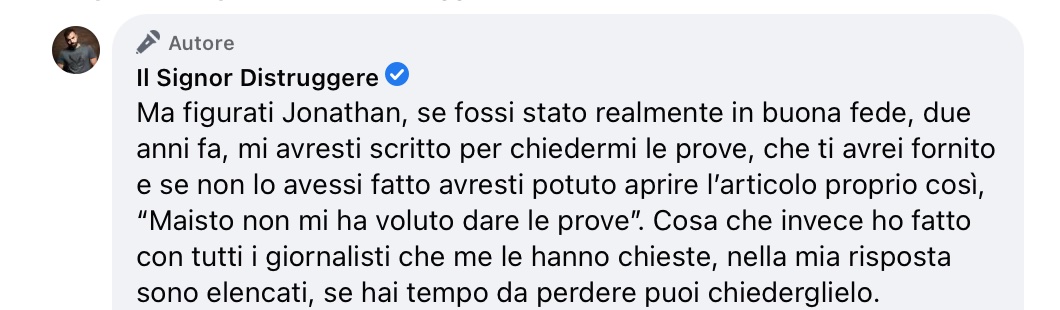 Risposta a The Vision
