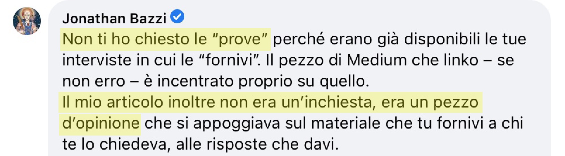Risposta a The Vision