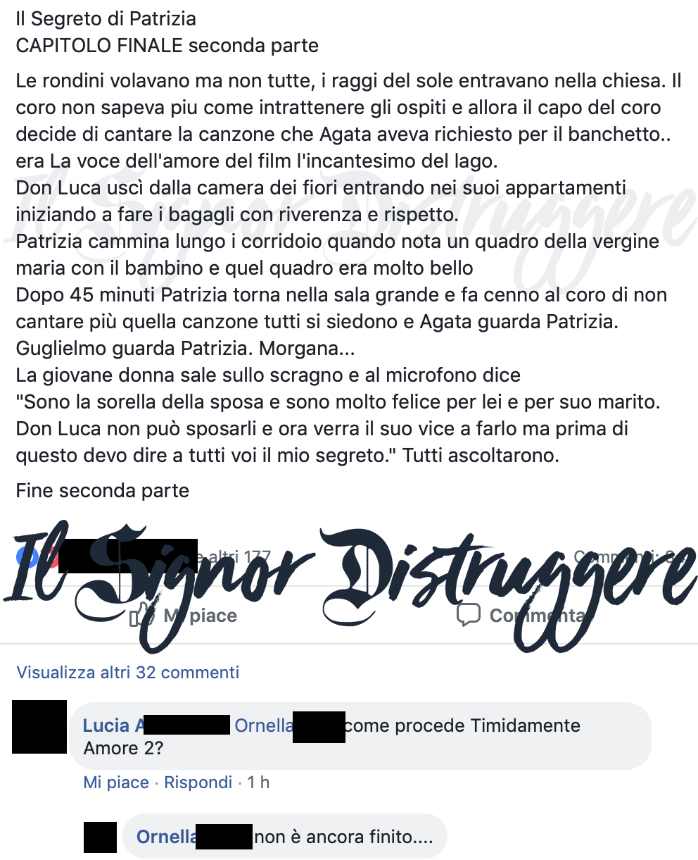 IL SEGRETO DI PATRIZIA CAP 32 - "Il Segreto 2 di 3"