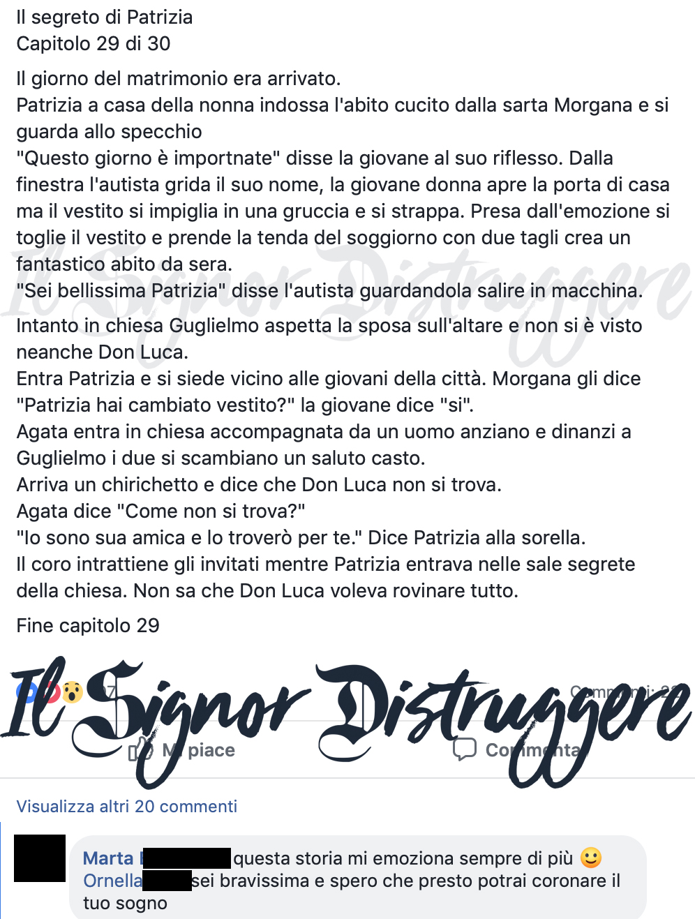 IL SEGRETO DI PATRIZIA CAP 29 - "Il giorno del matrimonio"