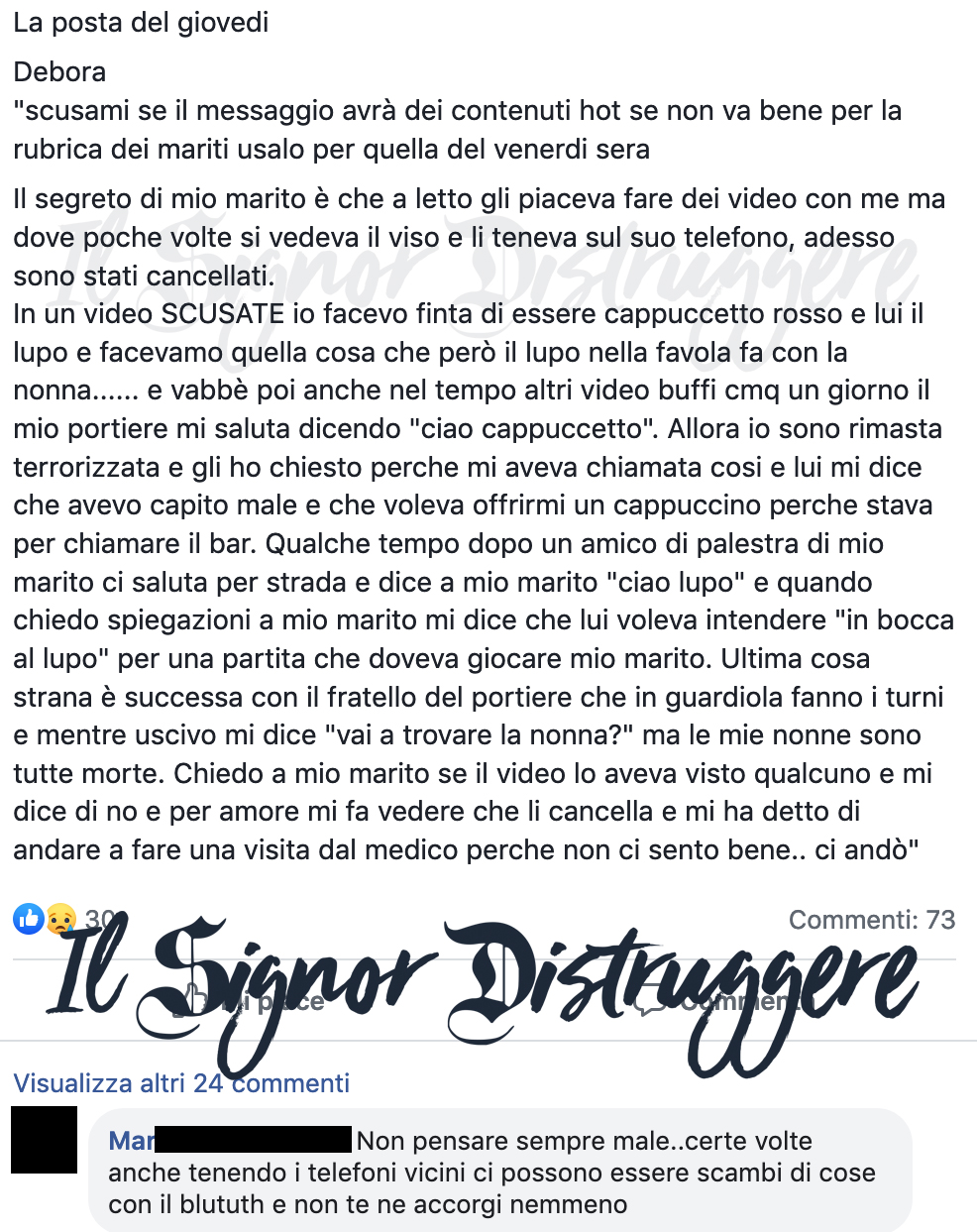 I SEGRETI DEI NOSTRI MARITI ep 44 - "Cappuccetto Rosso"