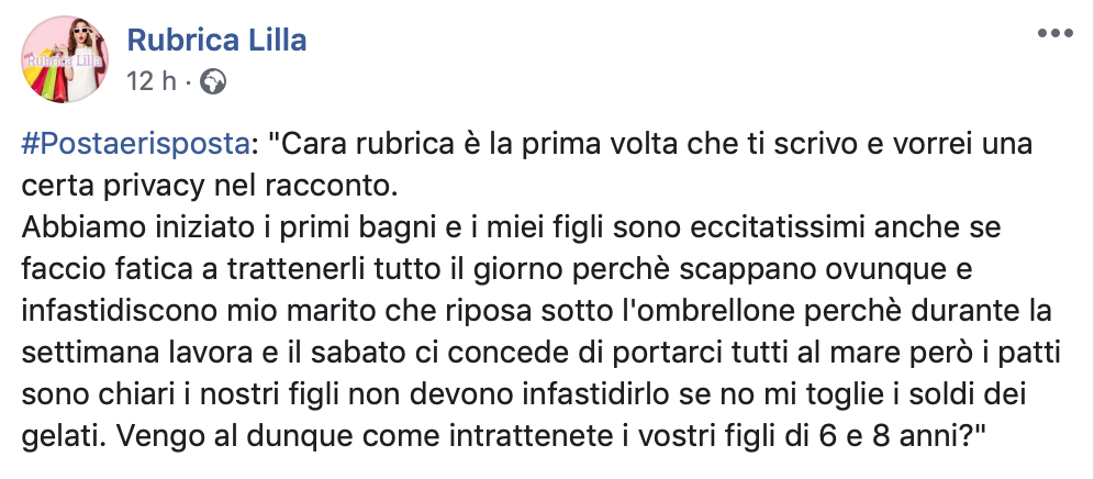 Rubrica Disagio - La casa al mare