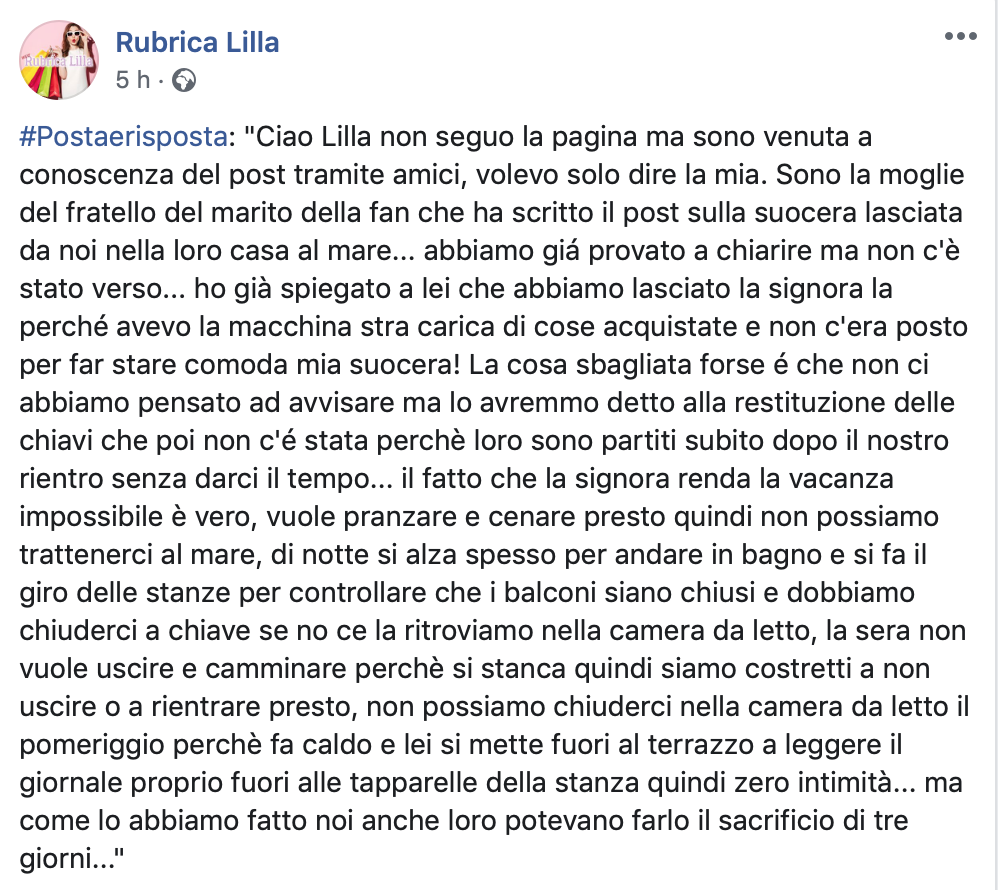 Rubrica Disagio - La casa al mare