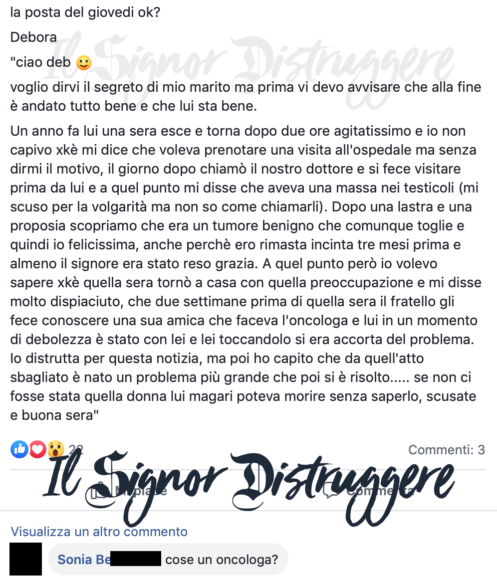I SEGRETI DEI NOSTRI MARITI ep 52 - "Il tumore"
