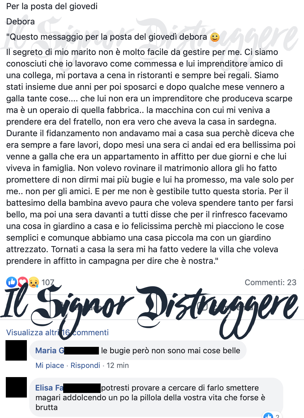 I SEGRETI DEI NOSTRI MARITI ep 56 - "Il fantasioso"