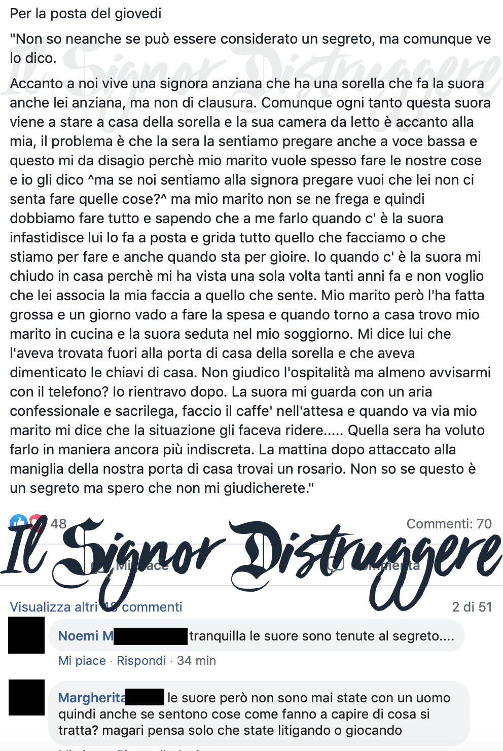 I SEGRETI DEI NOSTRI MARITI ep 58 - "Il Sacrilegio"