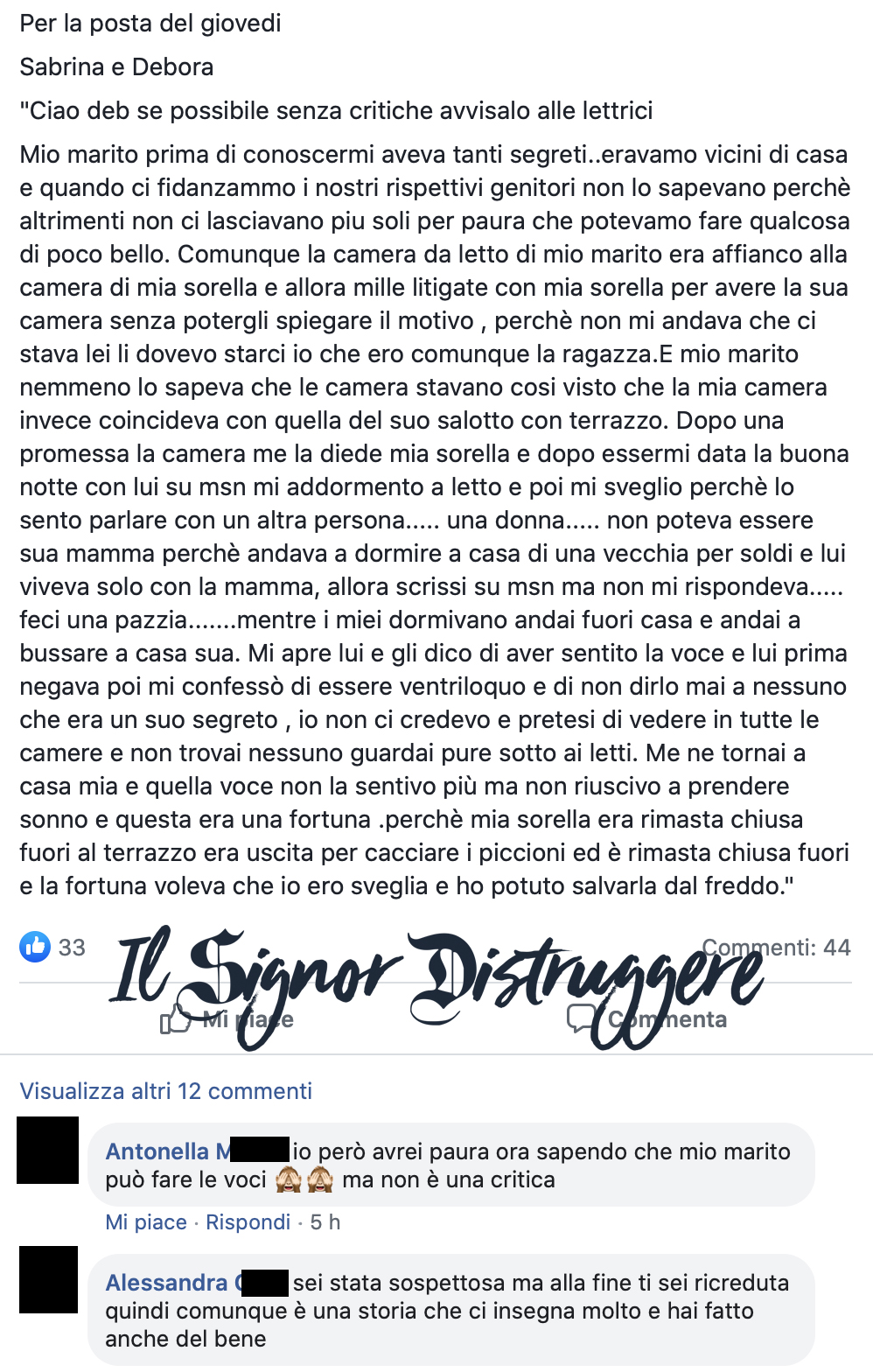I SEGRETI DEI NOSTRI MARITI ep 78 - "Il ventriloquo"