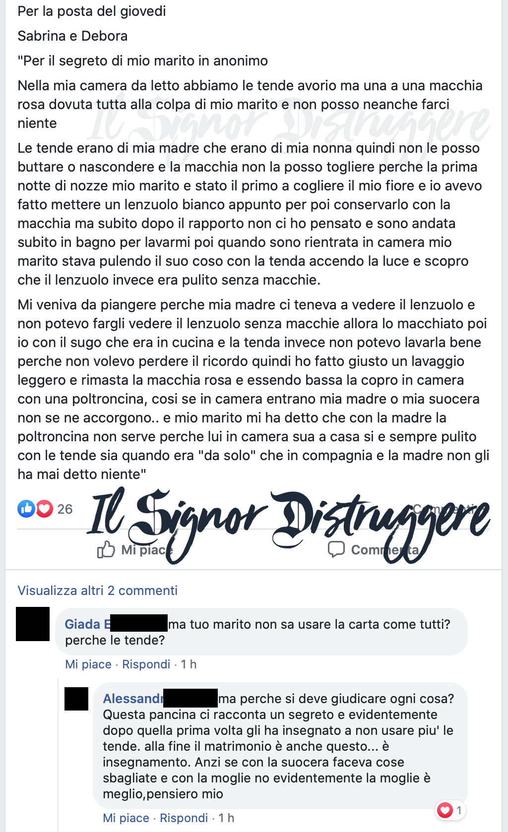 I SEGRETI DEI NOSTRI MARITI ep 80 - "La tenda rosa"
