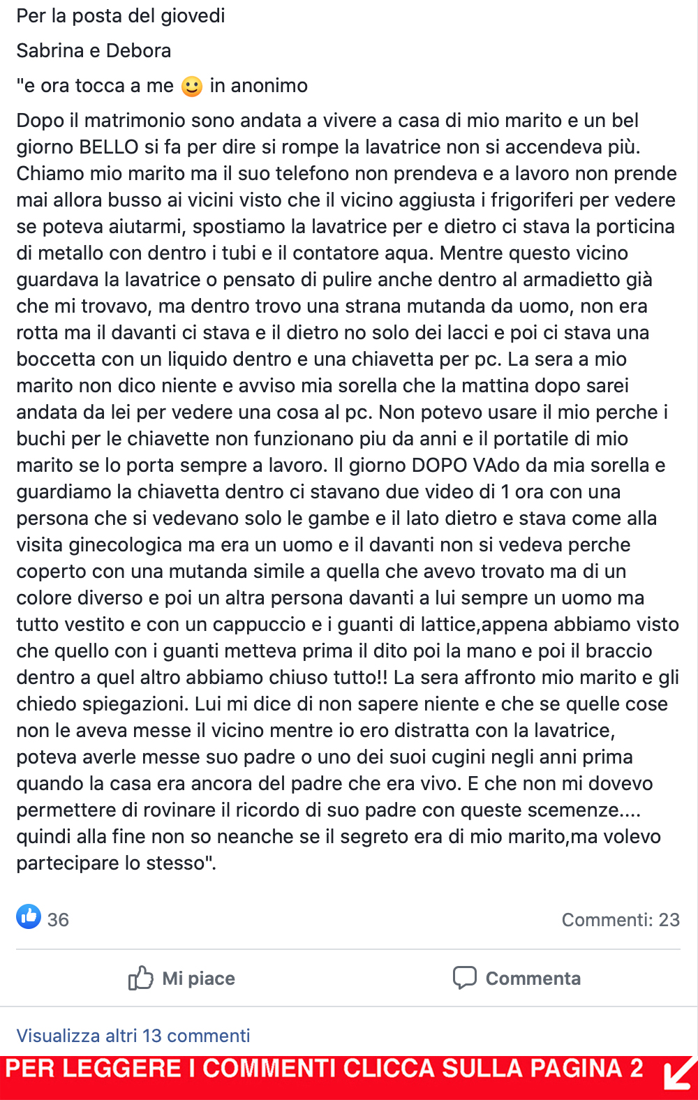 I SEGRETI DEI NOSTRI MARITI ep 105 - "Dietro la lavatrice"