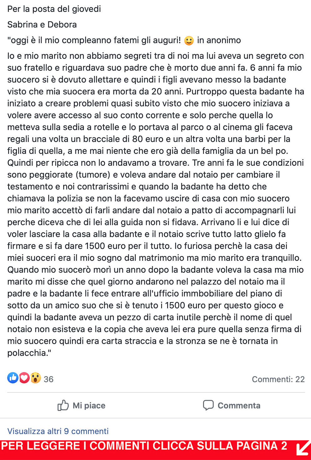 I SEGRETI DEI NOSTRI MARITI ep 107 - "Il testamento"