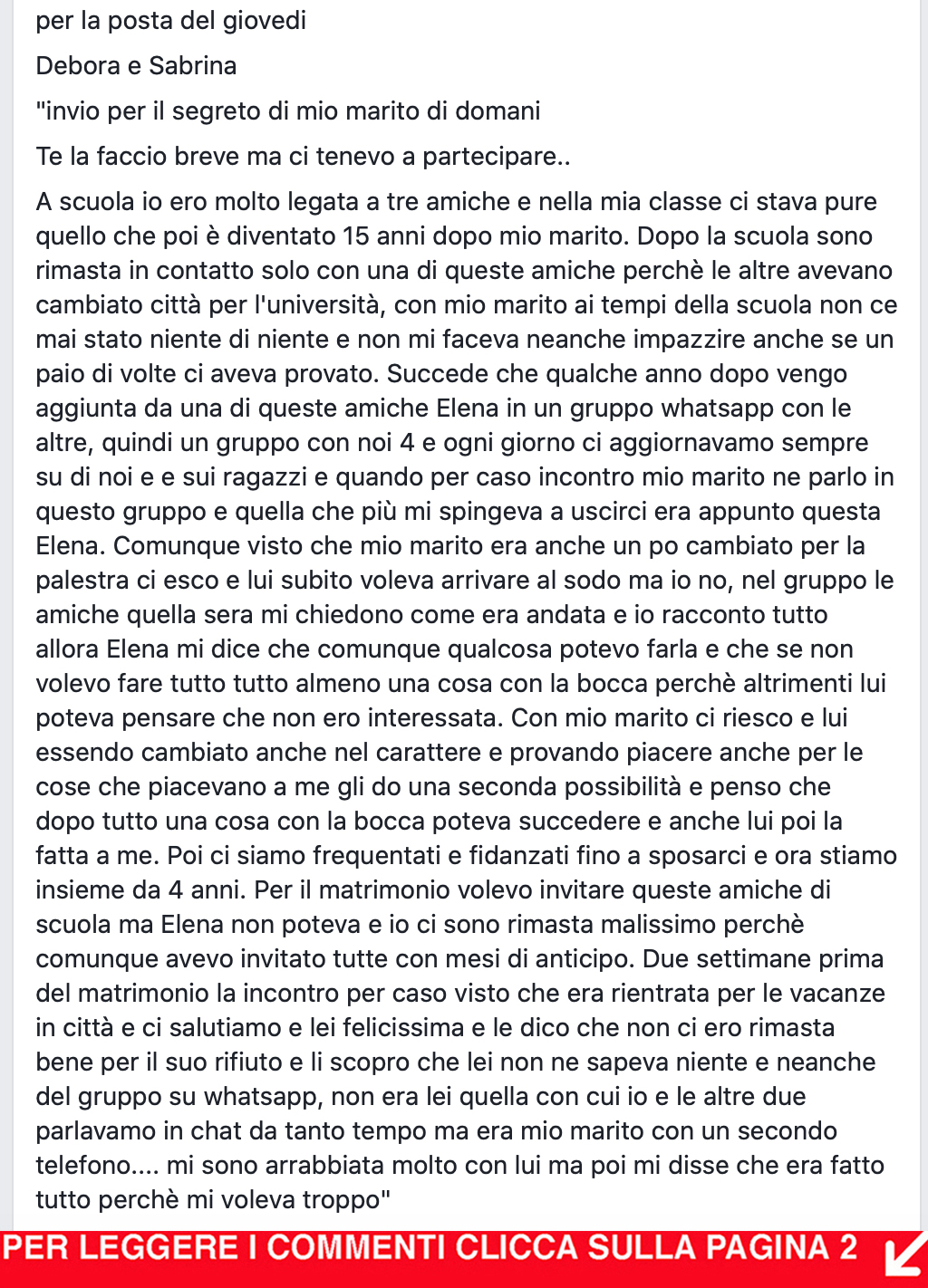 I SEGRETI DEI NOSTRI MARITI ep 116 "La mia amica"