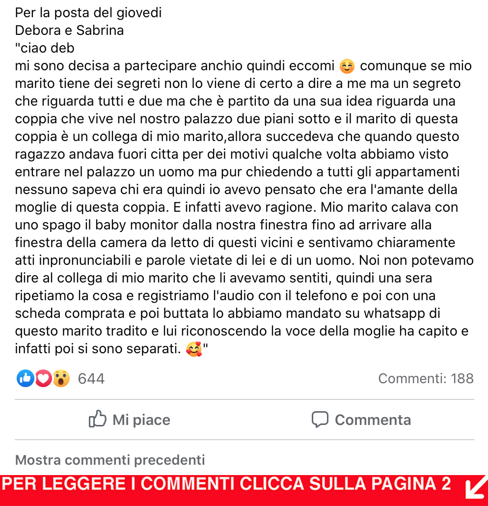 I SEGRETI DEI NOSTRI MARITI - ep 118 "Il baby monitor"