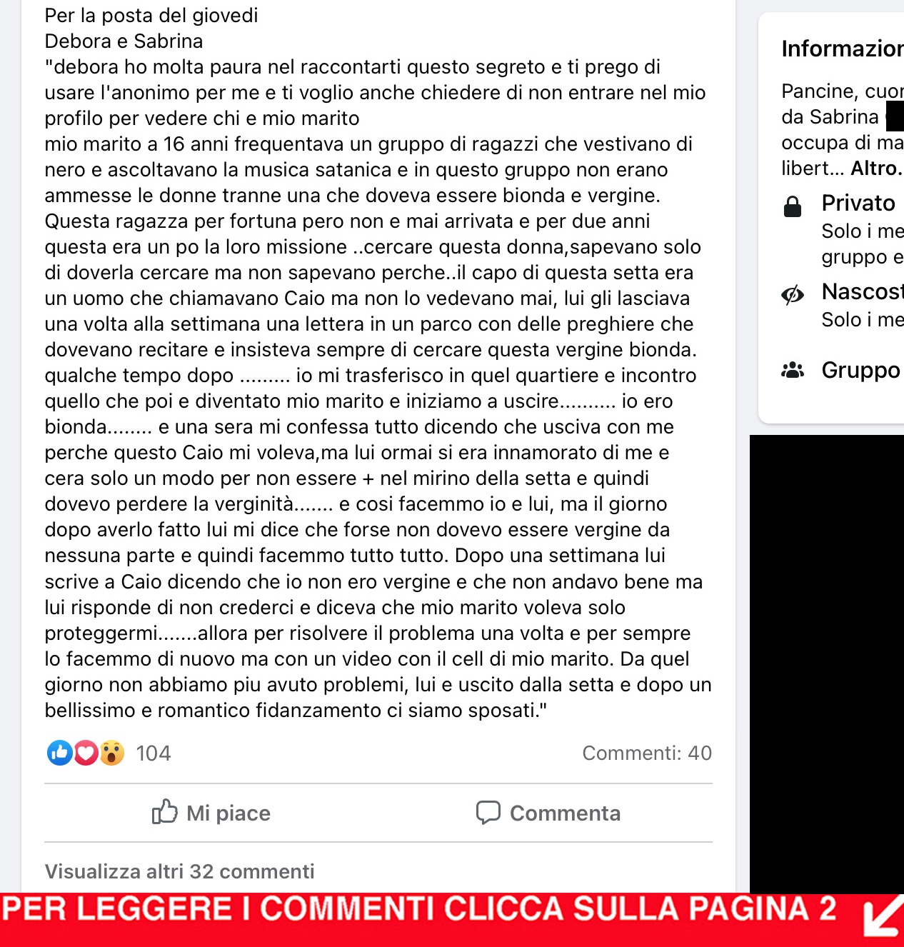I SEGRETI DEI NOSTRI MARITI ep 122 - "La setta"