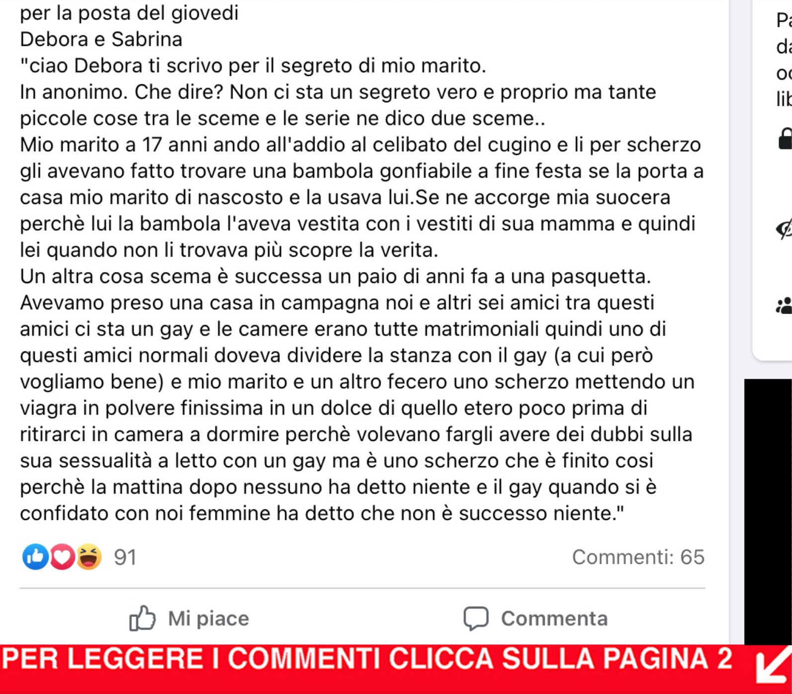 I SEGRETI DEI NOSTRI MARITI ep 128 - "Lo scherzo sulla sessualità"
