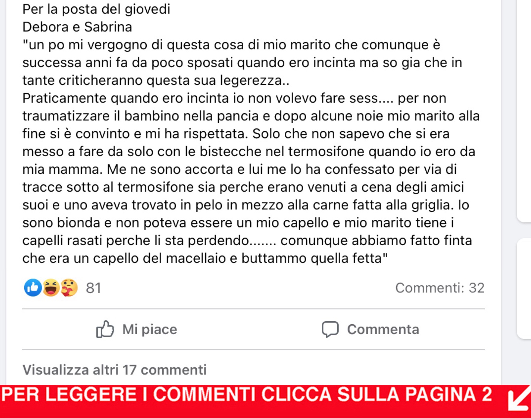 I SEGRETI DEI NOSTRI MARITI ep 129 - "La bistecca"