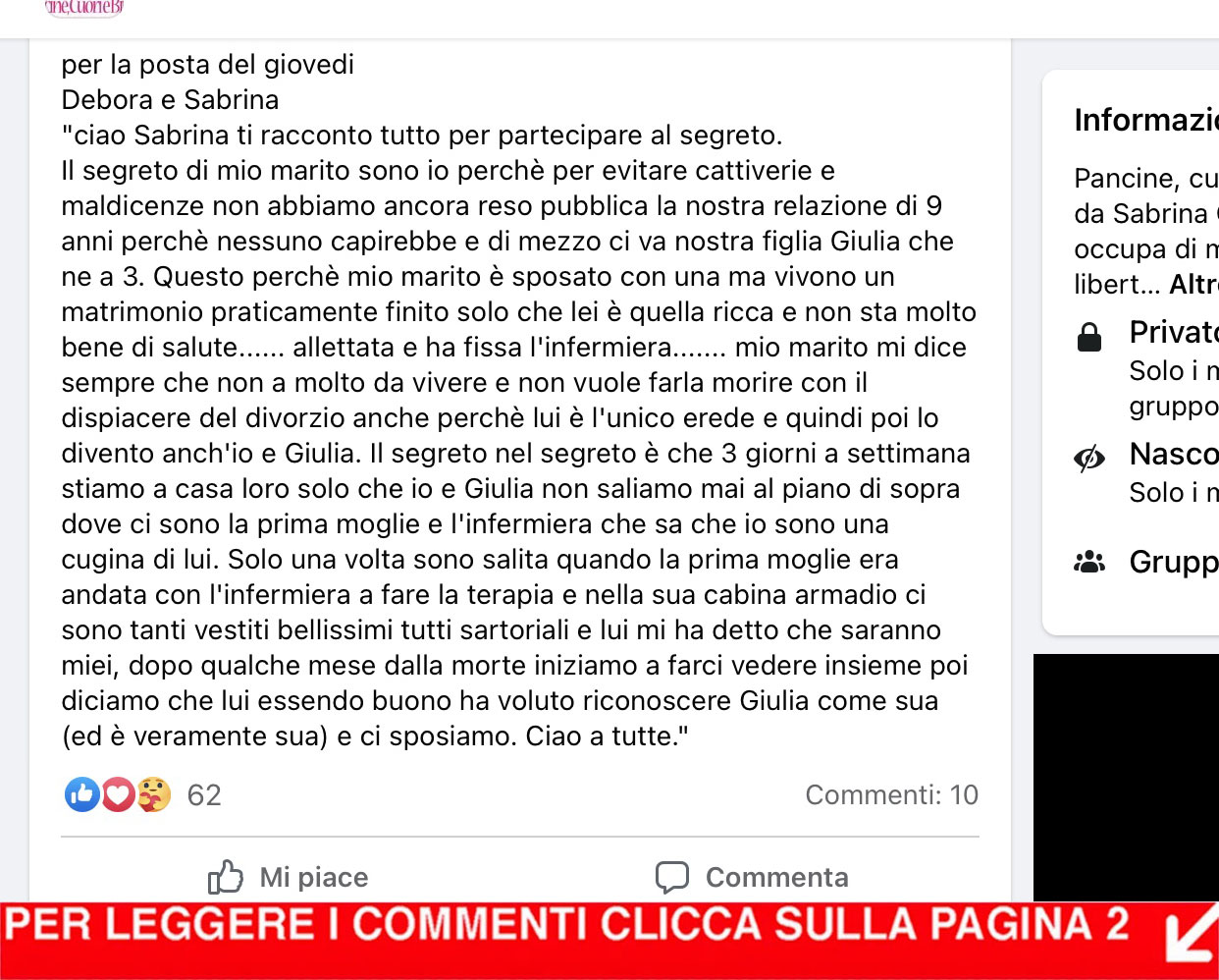 I SEGRETI DEI NOSTRI MARITI ep 139 - "Sono io il segreto"