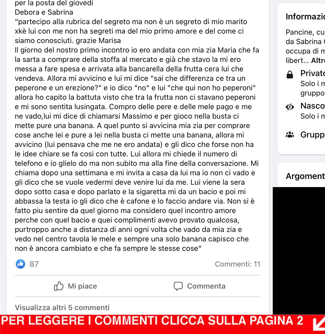 I SEGRETI DEI NOSTRI MARITI ep 143 - "Il primo amore"