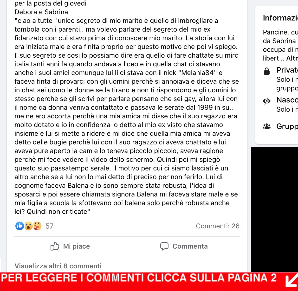 I SEGRETI DEI NOSTRI MARITI ep 142 - "La chat del liceo"